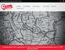 Tablet Screenshot of italiameineliebe.com